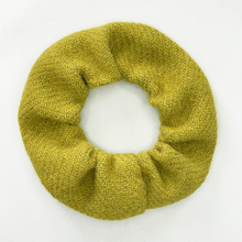 Load image into Gallery viewer, Amazon Moss Harris Tweed Hair Scrunchie