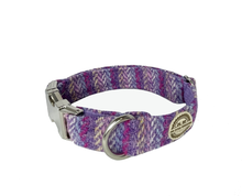 Load image into Gallery viewer, Lilac Sprinkles Harris Tweed Dog Collar
