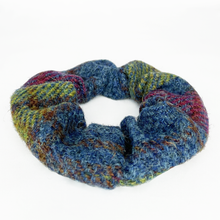 Load image into Gallery viewer, Ravishing Rhubarb Harris Tweed Hair Scrunchie