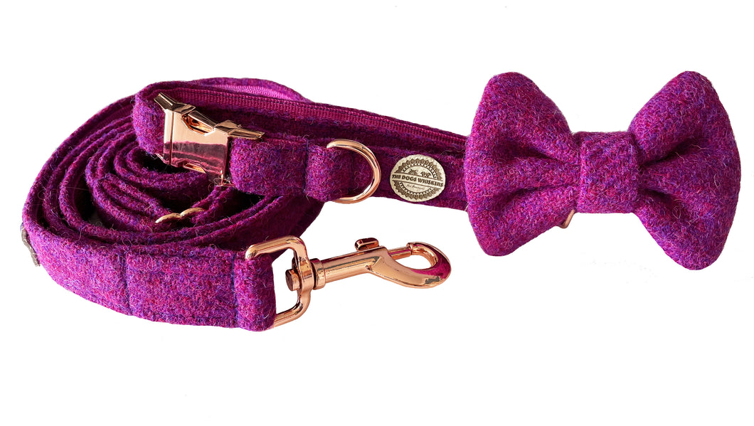 Purple Sugarplum Harris Tweed Full Set