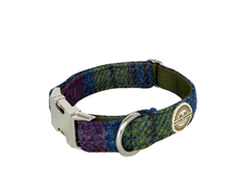 Load image into Gallery viewer, Ravishing Rhubarb Harris Tweed Dog Collar
