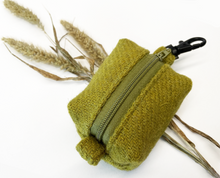 Load image into Gallery viewer, Amazon Moss Harris Tweed Treat/Poop Bag
