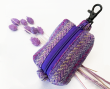 Load image into Gallery viewer, Lilac Sprinkles Harris Tweed Treat/Poop Bag
