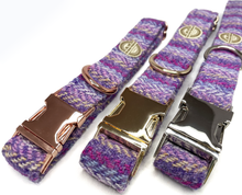 Load image into Gallery viewer, Lilac Sprinkles Harris Tweed Dog Collar
